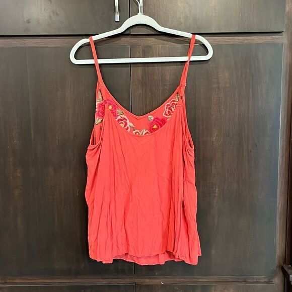 Torrid Embroidered Rose Challis Cami 2X - Picture 5 of 8